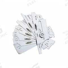 INSIZE Fillet Weld Gage: Inch/Millimeter, 1/8 in_3 mm Unit of Measure Increments (MPN 4836-2). Key specifications — Measurement Functions: Convex; Display Units of Measure: Millimeter; Manufacturer Part Number: 4836-2; Brand: INSIZE.