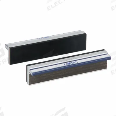 WILTON Magnetic Jaw Cap: Aluminum, For 5 1/2 in Vise Jaw Wd, 5 1/2 in Jaw Cap Wd - Magnetic Vise Jaw Caps