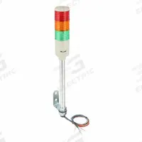SCHNEIDER Tower Light Assembly: 3 Tier, Green/Orange/Red, Sounder Tier Included, 60 mm Overall Dia (MPN XVC6B35S). Key specifications — Manufacturer Part Number: XVC6B35S; Brand: SCHNEIDER; Operating Voltage: 24V; Light Tier Color: Red.