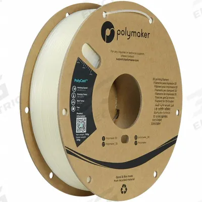 POLYMAKER 3D Printing Filament: PolyCast, PVB, 1.75 mm, 750 g - PVB 3D-Printing Filament