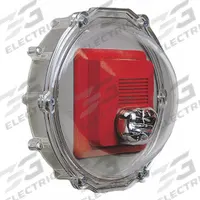 SAFETY TECHNOLOGY INTERNATIONAL Stopper Dome for Strobe Cover: Polycarbonate, 7 3/8 in Overall Dp (MPN STI-1227). Key specifications — Manufacturer Part Number: STI-1227; Brand: SAFETY TECHNOLOGY INTERNATIONAL; Color: Clear; For Location: Indoor; For Use With: Strobes; Includes: Mounting Hardware; Mounting Location: Wall Mount; Mounting Style: Surface Mount.