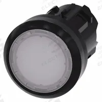 SIEMENS Flush Push Button: 22 mm Mounting Size, Non-Metallic, Maintained (MPN 3SU1001-0AA60-0AA0). Key specifications — Brand: SIEMENS; Action: Maintained; Series: 3SU; Push Button Material Type: Non-Metallic.