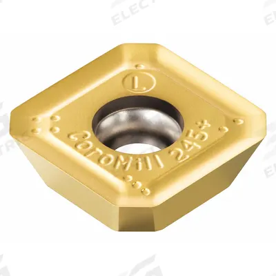 SANDVIK COROMANT Milling Insert, Finishing, Square, 245: R245-12 T3 E-ML 2030 - Square (S) Indexable Milling Inserts
