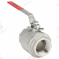 KECKLEY Manual Two-Way Ball Valve: 3 in, Stainless Steel, Straight, FNPT x FNPT, Full Port Ball Port (MPN BVS2THFSSRGSL-300). Key specifications — Brand: KECKLEY; Handle: Locking Lever.