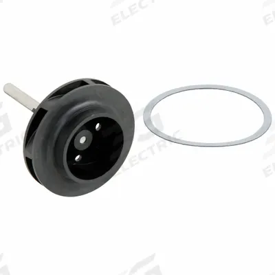 TACO Impeller: 120-038RP, EPDM/Rubber, 2.5 in Dia. - Impellers for Circulator Pumps