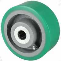 APPROVED VENDOR Caster Wheel: 4 in Wheel Dia., 2 in Wheel Wd, Polyurethane, 750 lb Load Rating, Iron (MPN 423J16). Key specifications — Brand: APPROVED VENDOR; Wheel/Tread Color: Green.
