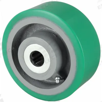 APPROVED VENDOR Caster Wheel: 4 in Wheel Dia., 2 in Wheel Wd, Polyurethane, 750 lb Load Rating - Polyurethane Tread on Iron Core Wheels