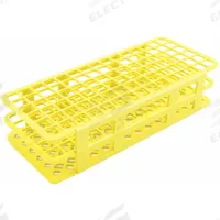 Tube Rack: Polypropylene, Yellow, (90) Wells, 90 Compartments, Benchtop (MPN HS243073Y). Key specifications — Material: Polypropylene; Mounting Location: Benchtop; Color: Yellow; Product Type: Test Tube Rack; Total Holding Capacity: (90) Wells; Brand: HEATHROW SCIENTIFIC.