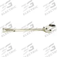 CRESTWARE Basting Spoon: 11 in Overall Lg, Silver, Stainless Steel (MPN SL11). Key specifications — Material: Stainless Steel; Brand: CRESTWARE; NSF Certified: No.