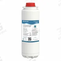 ELKAY Quick-Connect Water Filter: 1.5 gpm, 3,000 gal, 9 1/2 in Overall Ht, 3 1/4 in Overall Dia (MPN 51300C). Key specifications — Filter Media: Carbon; Reduces: Chlorine Odor; Brand: ELKAY.