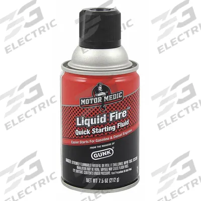 MOTOR MEDIC Starting Fluid: 7.5 oz Container Size, Diesel Engines/Gasoline Engines - Starting Fluids