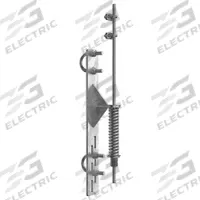 MILLER BY PIP Vertical Systems: Trailing, Steel, 310 lb Capacity, 0.38 in Cable Dia (MPN VGBB-3/8-GS). Key specifications — Brand: MILLER BY PIP; Cable Sleeve Type: Trailing; Lifeline Material: Steel.