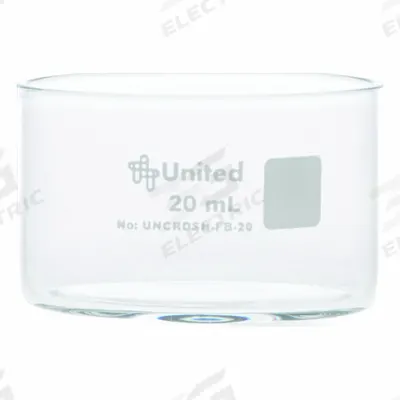 UNITED SCIENTIFIC SUPPLIES Crystallizing Dish: 40 mm Dia, 25 mm Overall Ht, No Surface Treatment, Borosilicate Glass - Crystallizing Dishes