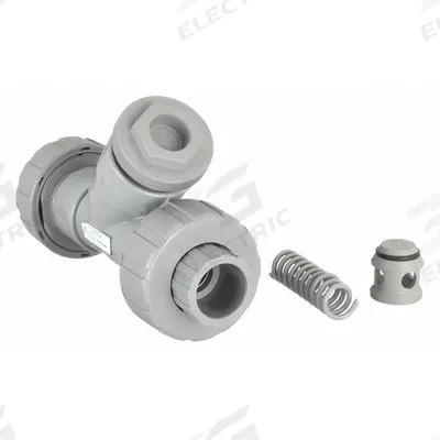 HAYWARD True Union Y Check Valve: Piston, Y-Style Valve Body, 3/4 in Pipe Size - CPVC Y Piston Check Valves