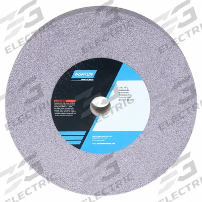 NORTON Straight Grinding Wheel: Type 1, 12" x 2" x 1 1/4" - Grinding Wheels for Moderate-to-Heavy Grinding of Tool Steels