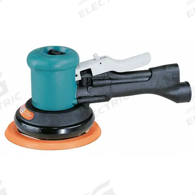 DYNABRADE Air Orbital Sander: 6 in Disc, Hook and Loop, 3/16 in Orbit, Self-Vacuum - Self-Vacuum Random Orbital Sanders