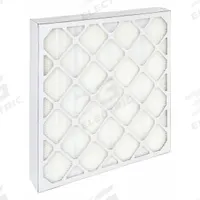 GRAINGER Minipleat Air Filter: 24 in x 24 in x 4 in, Fiberglass, Beverage Board, No Header, MERV 13 (MPN 6B598). Key specifications — Brand: GRAINGER; Frame or Header Material: Beverage Board; Media Material: Fiberglass.