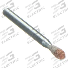 NORTON Vitrified Mounted Point: 1/8 in Dia, Aluminum Oxide, 60 Grit, B46 (MPN 61463624416). Key specifications — Shape: B46; Brand: NORTON.