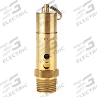 CONRADER Safety Valve: Hard Seat, 1/2 in (M)NPT Inlet (In.), 1/4 in (F)NPT Outlet (In.), Brass (MPN SRH375-1/2-CE-325). Key specifications — attr291993: Hard Seat; attr291998: Brass; attr292007: Stainless Steel; attr292009: Brass; attr294753: CONRADER.