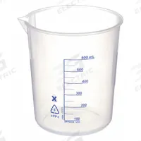 APPROVED VENDOR Beaker: Low Form, Polypropylene, 600 mL, 117.2 mm Outside Dia, 127.6 mm Overall Ht (MPN 6FAE6). Key specifications — Body Color: White; Brand: APPROVED VENDOR; Product Type: Beaker; Includes Graduations: Yes; Beaker Type: Low Form.
