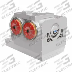 SCHMALZ Vacuum Claw Pump: EVE-KL, Three Phase, 2 1/2 in G Female, 2 in G Female, IP 55, 230/400V (MPN 10.03.01.00692). Key specifications — attr1015286: Integrated; attr1015279: 12.4 A; attr1015318: Three; attr1015284: IP 55; attr1015334: 230/400V.
