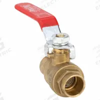 APPROVED VENDOR Manual Two-Way Ball Valve: 1/2 in, Brass, Straight, Sweat x Sweat, Two-Piece, Lever (MPN 107-853). Key specifications — Brand: APPROVED VENDOR; Handle: Lever.
