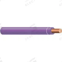 Building Wire: Copper, 18 AWG, 1 Conductors, Solid, Purple, 500 ft Lg, TFN (MPN 26986006). Key specifications — Voltage: 600 V; Brand: SOUTHWIRE.