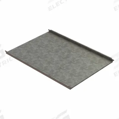 FOLDING GUARD Locker Shelf: 48 in x 37 in, Steel, Galvanized, Gary - Base Shelves for Bulk Storage Lockers