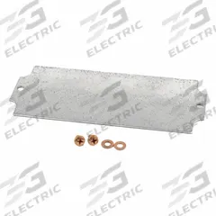 HAMMOND Inner Panel: Back Panel Panel, 5.85 in Overall Ht, 2.48 in Overall Wd, Steel, Galvanized (MPN 1590ZGRP083PL). Key specifications — Panel Style: Back Panel; Brand: HAMMOND; Finish: Galvanized; Manufacturer Part Number: 1590ZGRP083PL; Material: Steel.
