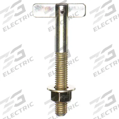 APPROVED VENDOR T-Anchor: 3/8 in Overall Dia, 3 1/4 in Overall Lg, 3/8"-16 Thread Size - Male-Threaded Toggle Anchors