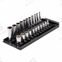 TEKTON Socket Set: 1/4 in Drive, 22 Piece, 12-Point, SAE, 5/32 in to 9/16 in (MPN SHD90213). Key specifications — attr1224269: 1/4 in; attr1204685: Not Tether Capable; attr1227399: 12-Point Standard and Deep Socket Set; attr1204650: 5/32 in to 9/16 in; attr1204673: Socket Bits Not Included; attr1204688: TEKTON; attr1224230: Friction; attr1224354: No Thin Wall.