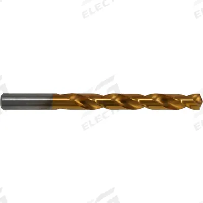 CHICAGO-LATROBE Jobber Length Drill Bit: #55, 135° Point, TiN-Coated HSS - NAS-Spec High-Speed Steel Jobber-Length Drill Bits for Aerospace