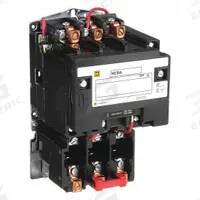 SQUARE D Magnetic Motor Starter: Non-Reversing, 3 Poles, NEMA Size 2, 45 A, 120V AC Coil (MPN 8536SDO1V02S). Key specifications — Brand: SQUARE D; Coil Voltage: 110/120V AC; Phase: Three; Operator: None; Terminal Connection Type: Screw Clamp Terminals; Includes Pilot Light: No; Operator Controls: None; Auxiliary Contacts Included: No Auxiliary Contacts Included.