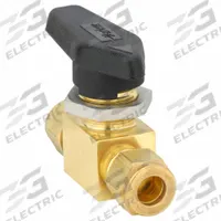 PARKER Manual Two-Way Ball Valve: 3/8 in, Brass, Straight, Compression x Compression, One-Piece (MPN 6Z-MB6LPFA-BP). Key specifications — attr1015731: PARKER; attr1024820: Lever.