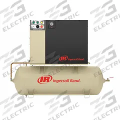 INGERSOLL RAND Rotary Screw Air Compressor: Horizontal, 15 hp, 47.3 cfm, 80 gal Tank, 200V AC (MPN UP6-15-150-200-3-60 80 Gal). Key specifications — attr48606: Three; attr48593: 200V AC; attr48578: INGERSOLL RAND; attr110305: Not Included.
