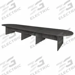 REGENCY Conference Table: Rectangle, Melamine, Ash Gray, 192 in Overall Lg, 52 in Overall Wd, Wood (MPN LCTRT19252AG). Key specifications — attr987891: Slab Leg; attr987894: Melamine; attr987867: PVC; attr987857: REGENCY; attr987872: Wood.