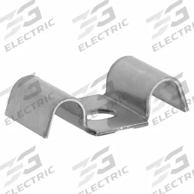 APPROVED VENDOR Saddle Clip, Stainless Steel, 100PK: Saddle Clip, 1/4" Screw - Raw Materials