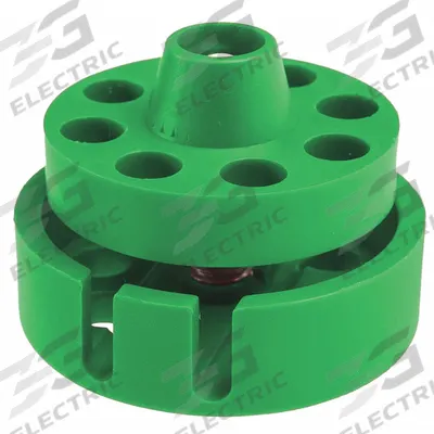 BRADY Cable Lockout: Twist Lock, Green, Cable Not Included - Twist-Lock Cable Lockouts