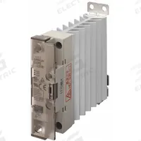 OMRON Solid State Relay: DIN-Rail & Surface Mounted, 25 A Max Output Current, Phototriac, AC Output (MPN G3PE-225B DC12-24). Key specifications — Brand: OMRON; Current Type: DC; Electrical Connection: Screw Clamp; Finger Safe: Yes; Input Current: 17.4 to 35 A; Maximum Output Current without Heat Sink: 25 A; Mounting Style: DIN Rail & Screw; Output Voltage: 120 to 240V AC.