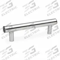 JW WINCO Pull Handle: Threaded Holes, Rear-Mount, 20 in Mounting Hole Center to Center, Black, Round (MPN 666.5-1.18-5/16X18-20.00-K). Key specifications — Screw Size: 5/16"-18; Brand: JW WINCO; Color: Black; _Leg Style: Stainless Steel.