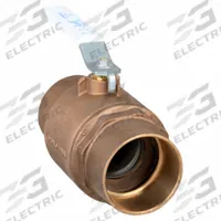 APOLLO Manual Two-Way Ball Valve: 4 in Size, Bronze, Straight, Sweat x Sweat, Std Port Ball Port (MPN 70LF20A01). Key specifications — Brand: APOLLO; Handle: Lever.