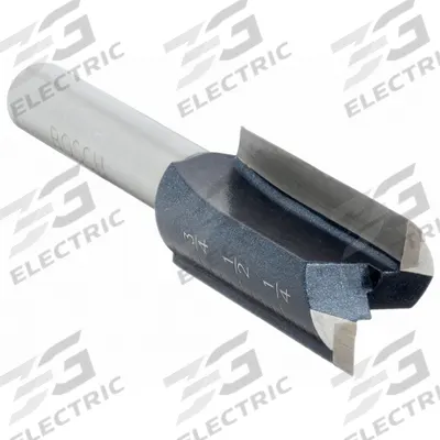 BOSCH Straight Cut Profile Router Bit: Fractional Inch, Carbide Tipped, 1/2 in Cutter Dia. - Straight Profile Router Bits