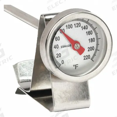 APPROVED VENDOR Dial Pocket Thermometer: 0°F to 220°F, +/- 2°F, 5 in Stem Lg - General Purpose Dial Pocket Thermometers