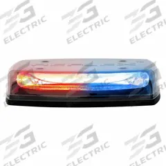 CODE 3 Mini Light Bar: Emergency Vehicle Mini Light Bar, Blue/Red, 40.8 W Watt, Clear, LED, IP65 (MPN C5550CRB). Key specifications — Brand: CODE 3; Lens Color: Clear; Number of Flash Patterns: 91; Installation Type: Permanent; Operating Voltage: 12-24V DC.