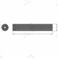 ULTRA-DEX USA Indexable Boring Bar: A2500-12 (MPN 911-000-006). Key specifications — attr257292: A2500-12.