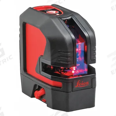 LEICA LINO Cross Line Laser Kit: 2 Lines and 0 Dots, Red Beam, 0 Planes - Cross-Line Laser Levels