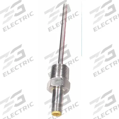 WAHL Immersion Temperature Probe: -76°F to 400°F /-60°C to 204°C, ±0.15°C - Threaded RTDs with Lead Wires