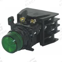 EATON Illuminated Push Button: 30 mm, Metallic, Extended Profile, 1NO/1NC (MPN E34EX828GD24). Key specifications — Manufacturer Part Number: E34EX828GD24; Product Type: Push Button Operators; Series: E34; Brand: EATON; AC Contact Rating: 10 A @ 600 V; Action: Momentary; DC Contact Rating: 2.5 A @ 250 V; Operator Illumination: Illuminated.