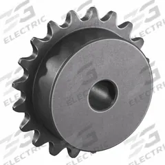 TSUBAKI Sprocket: One-Sided Hub, For Single Strands, 35, 20 Teeth, 2.397 in Pitch Dia, Steel (MPN 35B20). Key specifications — Brand: TSUBAKI.