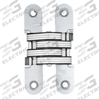 SOSS Concealed Hinge: 3 3/4 in Leaf Ht, 3/4 in Leaf Wd, Full Mortise Mounting - Full Mortise-Mount Concealed Hinges